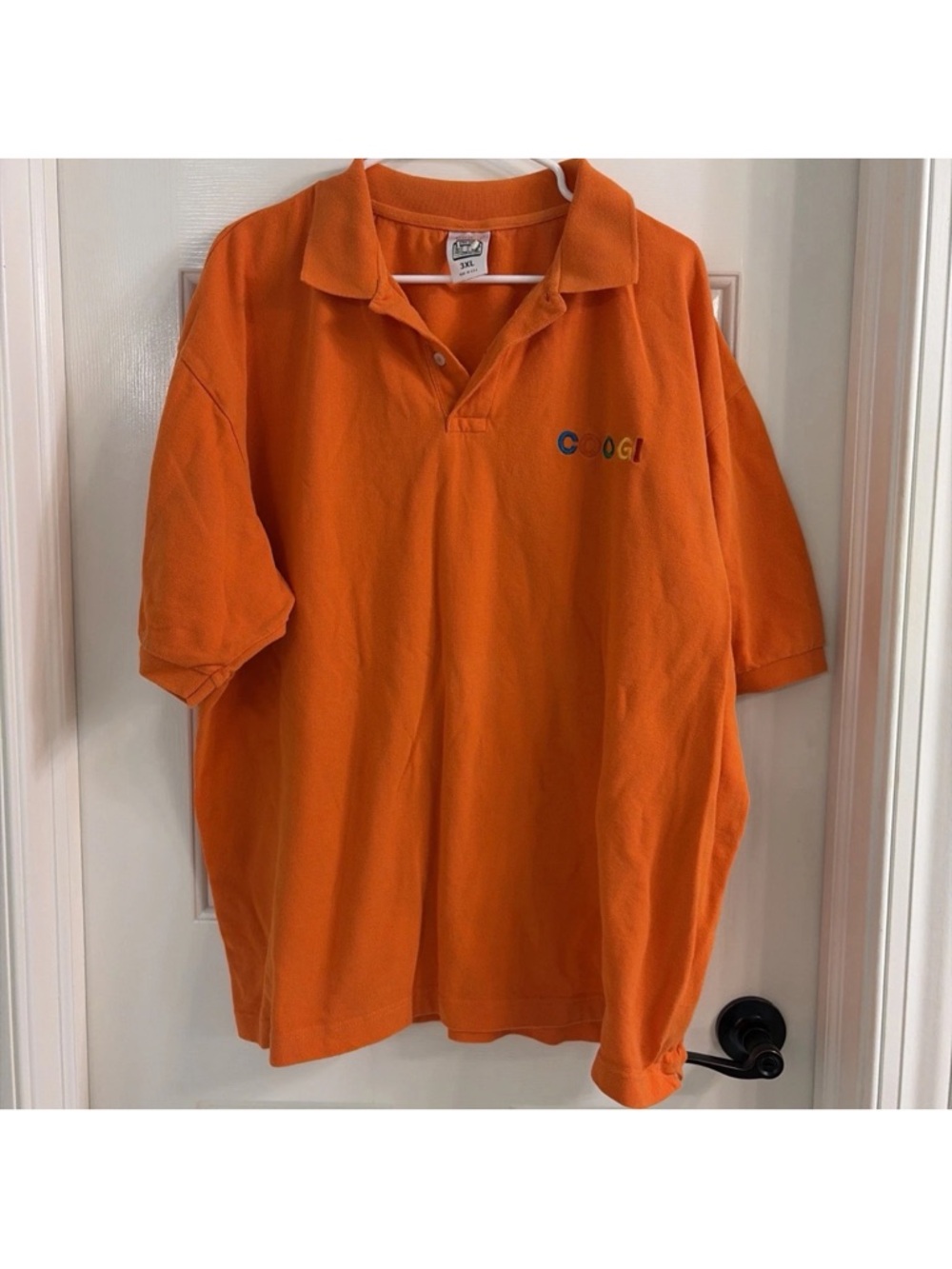 COOGI Orange Classic Short-Sleeve Polo